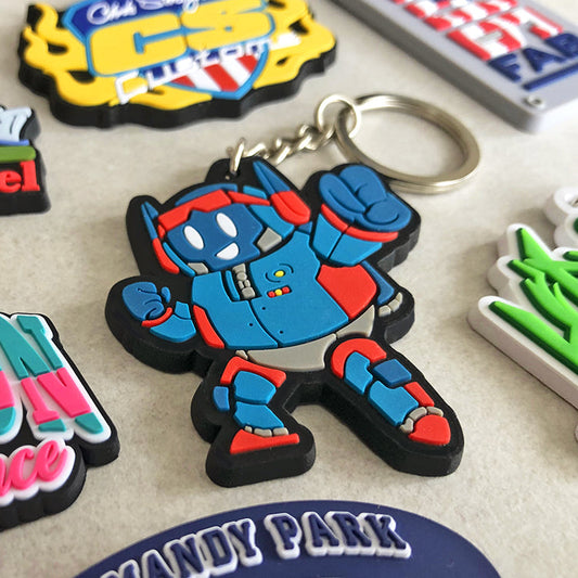 Fun & Creative Rubber Keychains for Students and Employees
